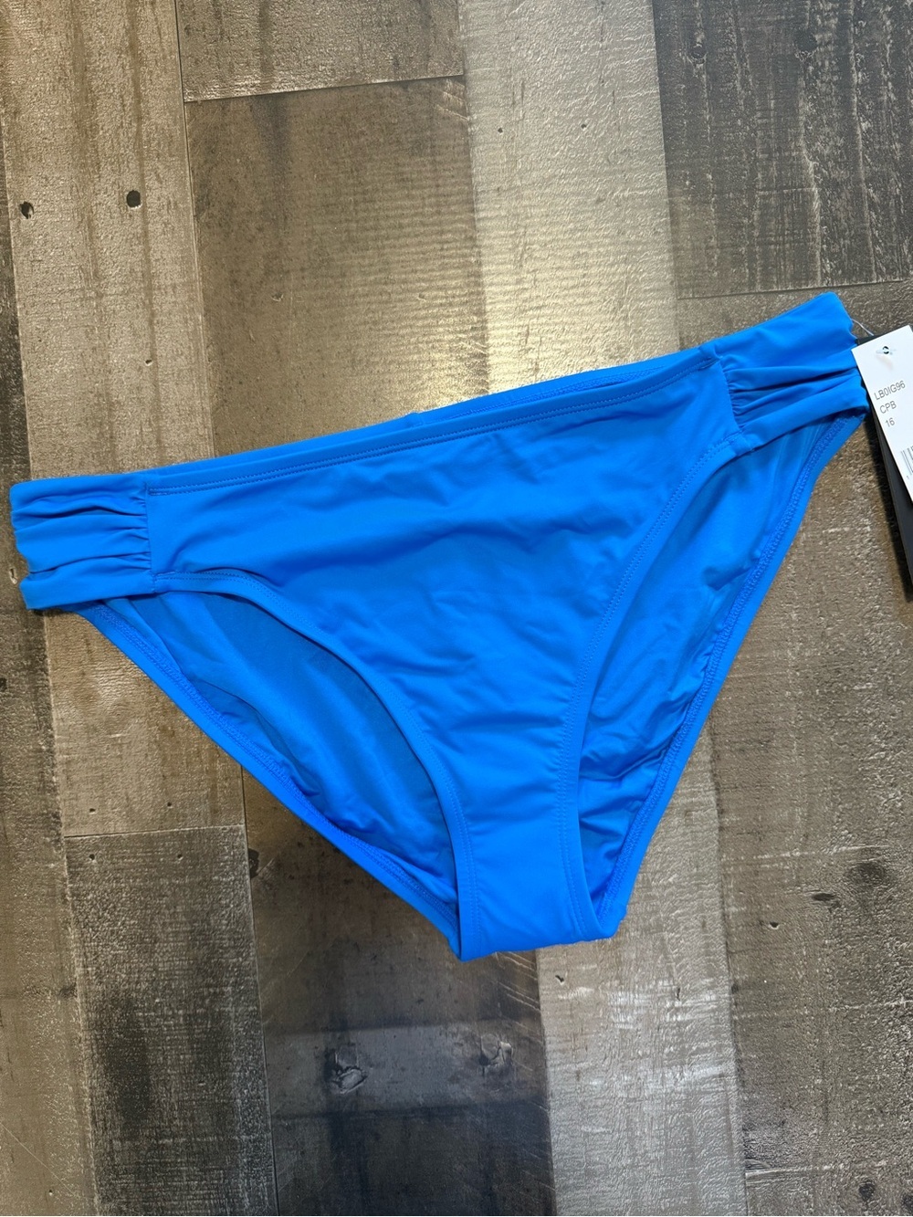 La Blanca Bright Blue Island Goddess Bikini Bottom 16